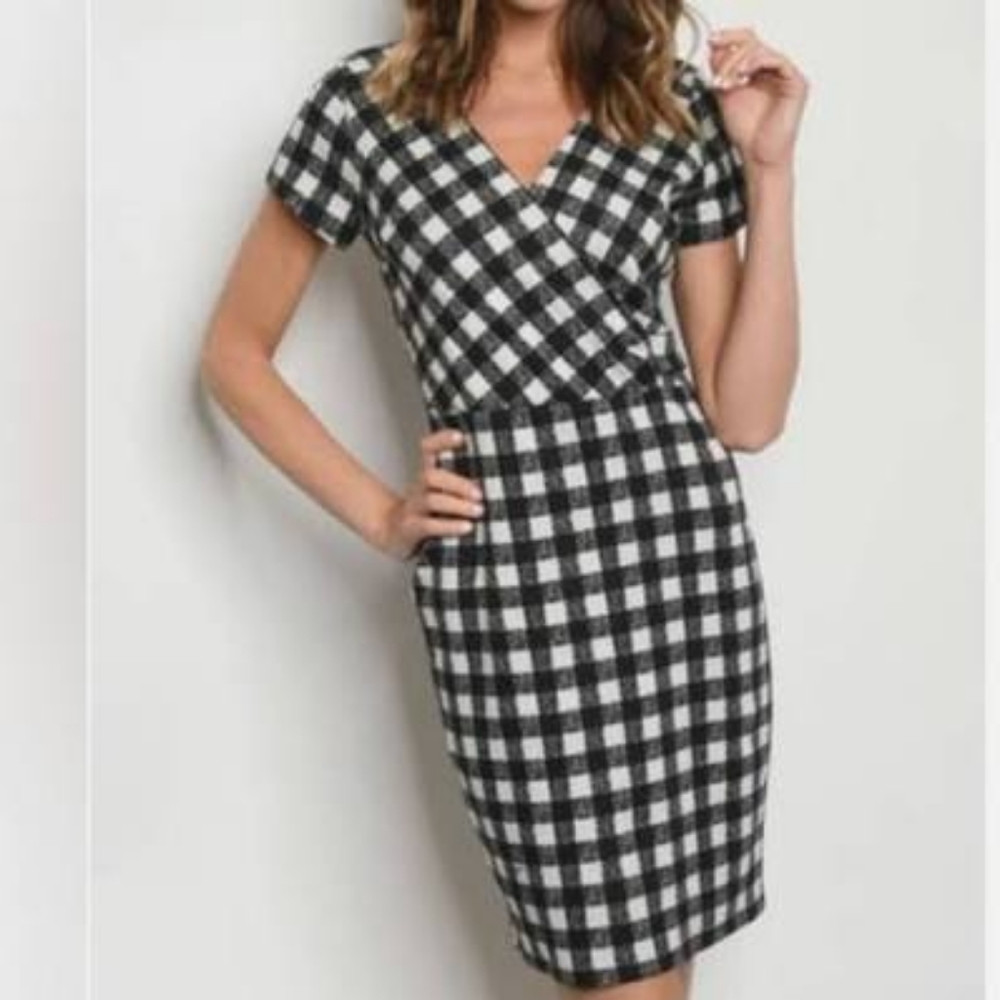 Modcloth Buffalo Check Dress